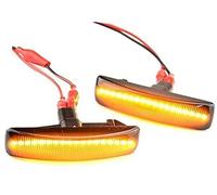 MKVAXR Feu de position latéral dynamique, 2 pièces, indicateur répéteur lentille fumée, pour Land pour Rover Ran, pour Ge Sport Discovery 3 4 Voyant latéral