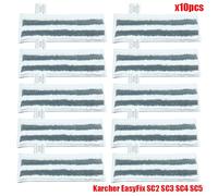 MKVAXR For aspirateur à main Easyfix SC2 SC3 SC4 SC5, accessoires, chiffons en microfibre for balai à vapeur, chiffon de rechange for balai à vapeur Pièces détachées pour nettoyeur vapeur(10pcs)