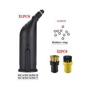 MKVAXR For aspirateur à vapeur SC2 SC3 SC7 CTK10 Buse puissante Tête de brosse de nettoyage Miroir Outil brosse Pièces de rechange Accessoires Pièces détachées pour nettoyeur vapeur(Army Green)
