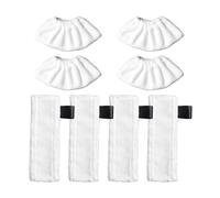 MKVAXR For EasyFix SC2 SC3 SC4 SC5 Robot Aspirateur Pad Chiffon Housse Vapeur Chiffon Chiffons Pièces De Rechange Remplacement Pièces détachées pour nettoyeur vapeur(Set3)