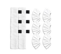 MKVAXR For EasyFix SC2 SC3 SC4 SC5 Robot Aspirateur Pad Chiffon Housse Vapeur Chiffon Chiffons Pièces De Rechange Remplacement Pièces détachées pour nettoyeur vapeur(Set4)