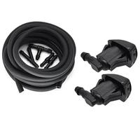 MKVAXR, for Jeep, for Grand, for Cherokee 2005 2006 2007 2008 2009 2010 2011 2012 2013 2014 2015 2016 2X Kit de buse de jet de lave-glace d'essuie-glace avant Buse de lave-glace(BLACK 2)