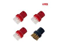 MKVAXR For les accessoires de nettoyeur vapeur SC1 SC2 SC3 SC4 SC5 SC7 CTK10, tête de buse d'arrosage ronde de rechange, brosses de nettoyage Pièces détachées pour nettoyeur vapeur(4 pcs-03)