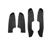 MKVAXR For Nissan, for X-TRAIL, for Rogue 2014 2015 2016 2017 2018 4 pièces panneau d'accoudoir de porte intérieure de voiture décor de couverture en cuir microfibre Panneau de porte intérieur de voit