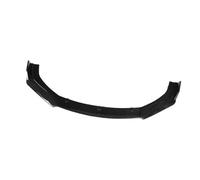 MKVAXR for Peugeot, 3 pièces Fibre de Carbone/Noir/Rouge Voiture Pare-Chocs Avant séparateur lèvre Sport Style diffuseur becquet Protecteur Spoiler Séparateur Avant(Black OneColor)