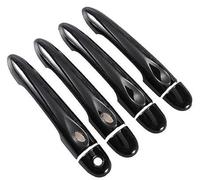 MKVAXR, for Renault, Scenic III Grand Scenic XMOD 2010-2016 Couvercle de poignée de Porte de Voiture Noir Brillant 2011 2012 2013 Couvre-poignée de Porte de Voiture(Black 4dr 1 Key 2 Buttons)
