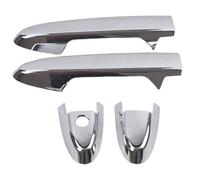 MKVAXR for Vezel, poignée de Porte d'entrée Ordinaire à Trou Unique, Surface Brillante, Bande décorative extérieure Étiquette de Protection pour poignée de Porte