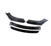 MKVAXR for VW, for Golf, MK5 6 7 Car Front Lower Bumper Lip Splitter Spoiler Protector Sport Diffuser Deflector Spoiler Séparateur Avant(Black Carbon Black)