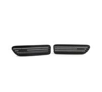 MKVAXR Grille de calandre latérale de voiture, décoration d'aérations d'aile, remplacement noir mat, for BMW, for M3 E46 2001-2006, accessoires de style de voiture Grille de radiateur