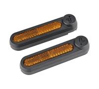 MKVAXR Housse réfléchissante for Ninebot, F2 KickScooter F2 Plus F2 Pro Scooter électrique Protection de roue arrière Coque réflecteur Autocollant Réfléchissant De Couverture Décorative(1 left 1 right