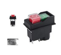 MKVAXR Interrupteurs électromagnétiques à bouton-poussoir for outils de jardin, for borne Kjd17 220 V à 4 broches Relais électromagnétique pour machines