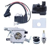 MKVAXR Jeu de couvercles de boîtier d'admission de bobine d'allumage de carburateur, for STIHL, ms180 ms180 ms170 018 017, pièces de rechange for tronçonneuse à gaz Kit de remplacement de carburateur