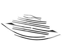 MKVAXR Joints de porte de fenêtre 12 pièces for voitures, garniture de moulage, joint de fenêtre, for Accord, 2018 2020 2021 2022