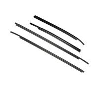 MKVAXR Joints de porte de fenêtre 4 pièces bande météo de fenêtre de voiture bandes d'étanchéité de bande de pression étanche, for Toyota, for Tundra, 2007-2020