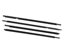 MKVAXR Joints de porte de fenêtre 4 pièces, ceintures de garniture de moulure de porte, for Corolla, for ALTIS 2003 2004 2005 2006 2007 Joints automatiques Accessoires de voiture