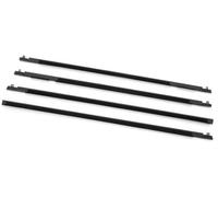 MKVAXR Joints de porte de fenêtre 4 pièces coupe-froid automatique, for Mazda, 3 2006 2007 2008 2009 2010 2011 2012 bandes d'étanchéité de portes extérieures de voiture