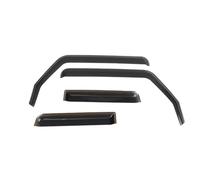 MKVAXR Joints de porte de fenêtre 4 pièces déflecteurs de fenêtre latérale de voiture garniture de moulage de fenêtre coupe-froid, for Jeep, for Wrangler JK 4 portes 2007-2018