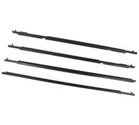 MKVAXR Joints de porte de fenêtre 4 pièces/ensemble joint de vitre de voiture moulage de ceinture de porte coupe-froid, for Toyota, for 4runner 2010-2021