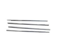 MKVAXR Joints de porte de fenêtre 4 pièces/ensemble joint d'étanchéité de fenêtre de voiture joint d'étanchéité de moulure de porte latérale, for Mitsubishi, for Outlander 2013-2018(BLACK Chrome)