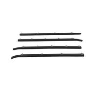 MKVAXR Joints de porte de fenêtre 4 pièces joints de garniture de balayage de fenêtre extérieure de voiture bande d'étanchéité de voiture for Bronco F250 F350 1987-1996