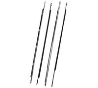MKVAXR Joints de porte de fenêtre 72910TA0A01 4 pièces en caoutchouc étanche for porte extérieure de voiture, moulure de fenêtre, bandes d'étanchéité, ceinture d'étanchéité, for Accord, 2008-2012