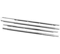 MKVAXR Joints de porte de fenêtre chromés for garniture de voiture, bande de moulage de protection étanche for côté de porte, for Accord, 2008 2009 2010 2011 2012