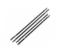 MKVAXR Joints de porte de fenêtre de voiture, for Toyota, for RAV4, for XA30 US, for la version 2006~2012, joint de porte étanche à la pluie et aux intempéries, joint en verre(Black-Rear Pair)