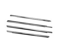 MKVAXR Joints de porte de fenêtre, for Citroën, for Elysee 2014 2015 2016 Joint en caoutchouc for vitre de voiture Joint extérieur de porte latérale Moulure de garniture(BLACK Chrome)