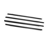 MKVAXR Joints de porte de fenêtre, for Citroën, for Elysee 2014 2015 2016 Joint en caoutchouc for vitre de voiture Joint extérieur de porte latérale Moulure de garniture(Schwarz)