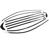 MKVAXR Joints de porte de fenêtre, garniture de fenêtre extérieure de voiture, bande d'étanchéité autocollante, coupe-froid, pièce automobile en acier inoxydable, for BMW, série 3 G20 G28 2019-2023