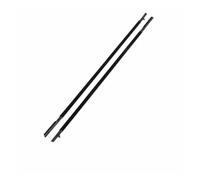 MKVAXR Joints de porte de fenêtre Moulure de fenêtre de voiture, for Toyota, for Vios XP90 for Belta for Limo 2008~2013 Coupe-froid de porte Bande scellée en verre anti-pluie(BLACK Black Rear 2pcs)