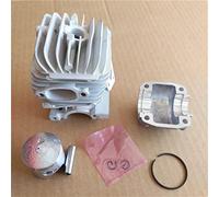 MKVAXR Kit cylindre PR270 34mm, for Alpina A305 plus 2 cycles 27cc, Mini tronçonneuses, Clips d'anneau de Piston Zylinder, assemblage casserole à broche Cylindre-piston(Cylinder kit and pan)