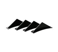 MKVAXR Kit d'ailerons de diffuseur de pare-chocs arrière de voiture SUV, 4 pièces, séparateur d'aile de lèvre de becquet Garniture de becquet de voiture