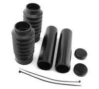 MKVAXR Kit de 2 Bouchons de Tube Avant, Couvercle de Fourche en Alliage d'aluminium, Caoutchouc, for Harley-Davidson 07-11 V-Rod Cache Fourche Avant Moto