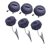 MKVAXR Kit de bouchons carburant et d'huile, 3 pièces, for STIHL, 064 066 084 088 MS640 MS650 MS660, remplacement tronçonneuse 0000 350 0509 Bouchon de réservoir de carburant pour machines de