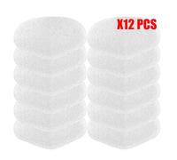 MKVAXR Kit de chiffons de nettoyage Polti VAPORETTO Paeu0332 Aspirateur à vapeur Chiffons en microfibre de rechange Accessoires de balai lavable Pièces détachées pour nettoyeur vapeur(12pcs)