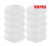 MKVAXR Kit de chiffons de nettoyage Polti VAPORETTO Paeu0332 Aspirateur à vapeur Chiffons en microfibre de rechange Accessoires de balai lavable Pièces détachées pour nettoyeur vapeur(10pcs)