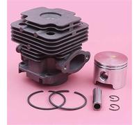 MKVAXR Kit de circlips de goupille de segment de Piston de cylindre de 45mm OLEO-MAC 753 753T, for EFCO, remplacement de tronçonneuses 8530 61112035B, 6111 2035B Kit de remplacement de carburateur