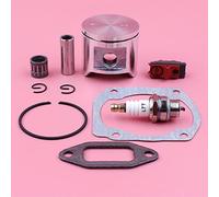 MKVAXR Kit de joint cylindre d'interrupteur d'arrêt segment piston 48 mm, for Husqvarna, pièce rechange for tronçonneuse 365 365XP 503691371 Kit d'interrupteurs pour tronçonneuse
