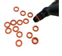 MKVAXR Kit de joints toriques en silicone for nettoyeur vapeur 10 pièces 2.884-312.0 SC 1125 SC 1200 SC 1202 CT10 réservoir d'aspirateur 21 mm Pièces détachées pour nettoyeur vapeur(Rot)