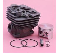 MKVAXR Kit de Piston cylindre 49mm, for STIHL, MS361 MS 361, remplacement de tronçonneuses 1135 020 1202, Circlips à anneau de broche à gros alésage Kit de remplacement de carburateur