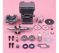 MKVAXR Kit de piston de cylindre de 38 mm, for STIHL, MS180 018 MS 180, roulement de vilebrequin, joint d'huile, pièce de rechange for tronçonneuse de moteur Kit de remplacement de carburateur