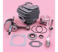 MKVAXR Kit de piston de cylindre de 52 mm, for STIHL, MS380 038 MS 380, joint d'étanchéité d'huile de vilebrequin, pièce de rechange for outil de tronçonneuse Kit de remplacement de carburateur