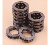 MKVAXR Lot de 12 pignons d'entraînement à chaîne 250" 9 dents, for Husqvarna, 40 45 49 50 51 55 154 254 257, for JONSERED, 490 590 450, petits 7 cannelures