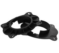 MKVAXR Lot de 2 bagues d'espacement for Haut-Parleur, Adaptateur for Tweeter, for Toyota, Camry 2002-2017, étanche, for 6,5 Pouces, ABS Noir Avant Anneau de Fixation pour système Audio intérieur de