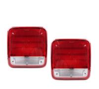 MKVAXR Lot de 2 boîtiers de feux arrière for modèles 85, 86, 87, 88, 89, 90, 91, 92, 93, 94, 95, for Chevy, G20, G30, G1500, G2500, G3500, sans ampoule ni douille Feu arrière pour pick-up(Red Lens)