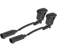 MKVAXR Lot de 2 buses de lave-glace de voiture avec jet de pulvérisation chauffant 61667110851, for BMW, Buse de lave-glace chauffante