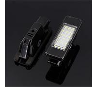 MKVAXR Lot de 2 lampes de plaque d'immatriculation à 18 perles lumineuses, for Citroën C2 C3 C4 C5 C6 DS3, for Peugeot 106 207 307 308 406 407 508 1007 3008 Remplacement de l'ampoule de plaque d'immat