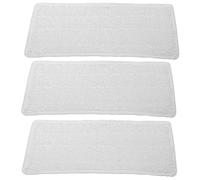 MKVAXR Lot de 3 tampons de rechange lavables en microfibre for nettoyeur vapeur Vileda Steam XXL, utilisation sèche et humide, chiffons de nettoyage des sols Pièces détachées pour nettoyeur vapeur