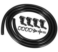 MKVAXR Lot de 4 buses de lave-glace avant de voiture, jet de pulvérisation à trou unique, for DODGE, Dart 2012-2018, for Chrysler, 300 2011-2014 68260029AA 5182327AA Buse de lave-glace chauffante